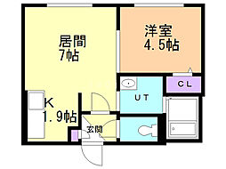 間取図画像 1LDK