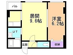 間取図画像 1LDK