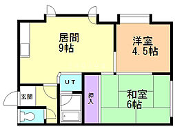晴岳舎GH 2LDKの間取図画像