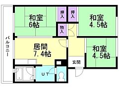 物件の間取り