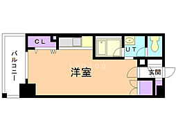 ホーリーフォート南平岸 ワンルームの間取図画像