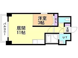 シャイニングドリーム 1LDKの間取図画像