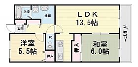 グレース羽衣  ｜ 大阪府高石市東羽衣1丁目（賃貸マンション2LDK・2階・53.00㎡） その2