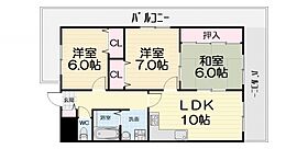 大阪府高石市東羽衣3丁目（賃貸マンション3LDK・2階・65.00㎡） その2