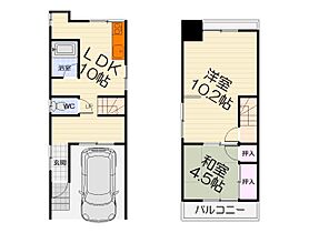 大阪府堺市中区八田北町（賃貸一戸建2LDK・1階・64.58㎡） その2