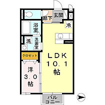 大阪府高石市東羽衣2丁目（賃貸アパート1LDK・2階・33.39㎡） その2