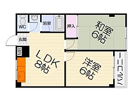 大阪府堺市中区深井中町（賃貸マンション2LDK・3階・43.20㎡） その2