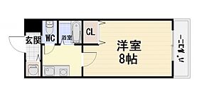 大阪府堺市西区浜寺諏訪森町西1丁（賃貸マンション1K・5階・24.30㎡） その2