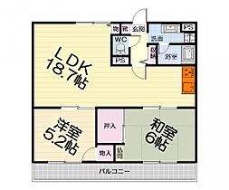 大阪府堺市中区深阪2丁（賃貸マンション2LDK・3階・61.96㎡） その2