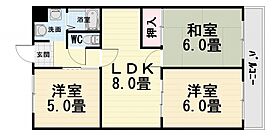 セラヴィ津久野  ｜ 大阪府堺市西区津久野町2丁（賃貸マンション3LDK・3階・54.60㎡） その2