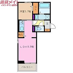 間取図画像 1LDK