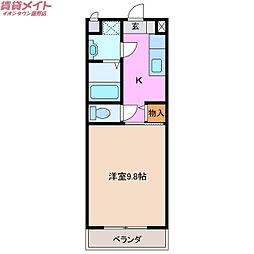 間取図画像 1K
