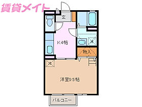 三重県四日市市智積町（賃貸アパート1K・2階・33.61㎡） その2