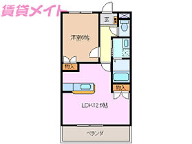 庵マンション  ｜ 三重県いなべ市北勢町阿下喜（賃貸マンション1LDK・2階・42.50㎡） その2