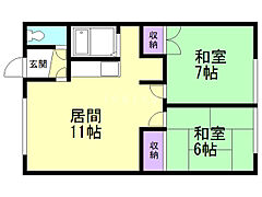 物件の間取り