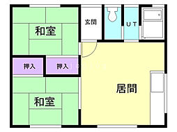 リバーハイツＡ 2階