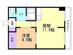 間取図画像 1LDK
