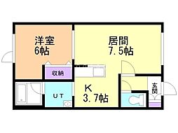 間取図画像 1LDK