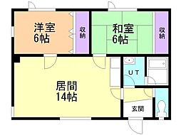 バス くしろバス愛国北園通下車 徒歩4分 1階/-