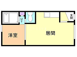 パークサイドt 1LDKの間取図画像
