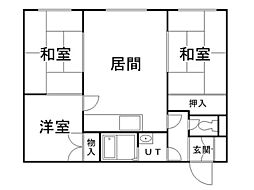 トマトハイツ 3LDKの間取図画像