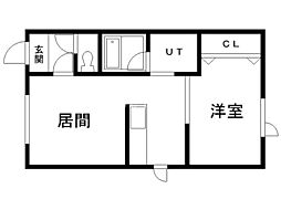 ブセナ・テラス2 1LDKの間取図画像