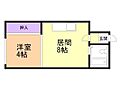 パークサイドマンション4階3.5万円