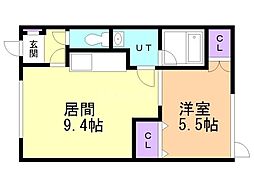 ウエルカムサトウ2 2階/2-B