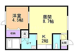 間取図画像 1LDK