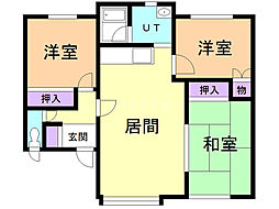 間取図画像 3LDK