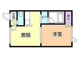 間取図画像 1LDK