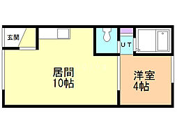 パークサイドt 1LDKの間取図画像