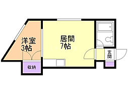 間取図画像 ワンルーム