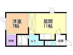 間取図画像 1LDK