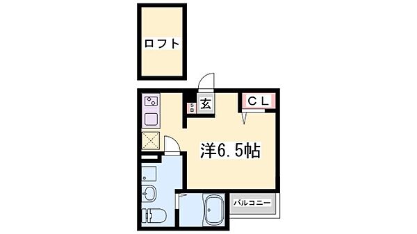 Midway hill板宿 102｜兵庫県神戸市長田区長尾町１丁目(賃貸アパート1R・1階・20.89㎡)の写真 その2