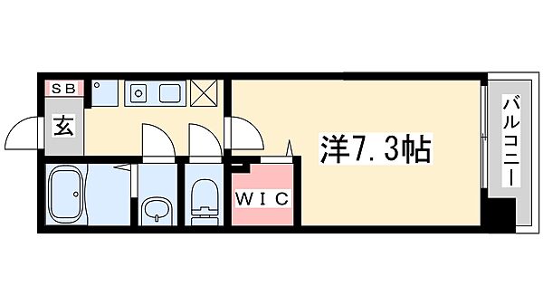 アーデンタワー神戸元町 901｜兵庫県神戸市中央区元町通６丁目(賃貸マンション1K・9階・25.12㎡)の写真 その2