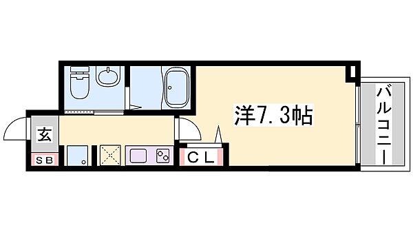 セレニテ神戸元町 1504｜兵庫県神戸市中央区海岸通３丁目(賃貸マンション1K・15階・22.82㎡)の写真 その2