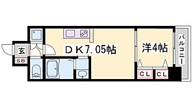 プレジオ神戸WEST 404 ｜ 兵庫県神戸市兵庫区遠矢町１丁目（賃貸マンション1DK・4階・28.82㎡） その2