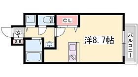 プレサンス三宮花時計前 503 ｜ 兵庫県神戸市中央区八幡通３丁目（賃貸マンション1R・5階・27.81㎡） その1