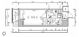 RASIS大山-山手通り 1Kの間取図画像