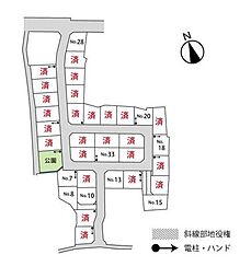 売土地 西尾市徳永町西側　全34区画　No.13