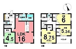 駐車3台可能!4LDKの中古戸建!