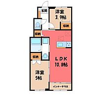 茨城県古河市三杉町1丁目（賃貸アパート2LDK・1階・50.04㎡） その2