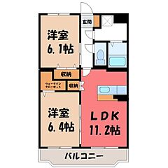 物件の間取り