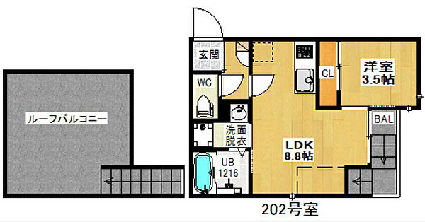 Grandtic Luce栄生 ｜愛知県名古屋市西区栄生２丁目(賃貸アパート1LDK・2階・29.89㎡)の写真 その2