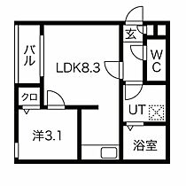 メイクスR大江  ｜ 愛知県名古屋市南区豊田５丁目（賃貸アパート1LDK・1階・30.23㎡） その2