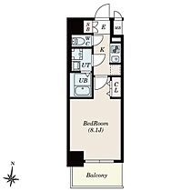 S-RESIDENCE堀田North II  ｜ 愛知県名古屋市瑞穂区堀田通８丁目（賃貸マンション1K・8階・25.86㎡） その2