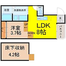 アレイア本陣  ｜ 愛知県名古屋市中村区大秋町３丁目（賃貸アパート1LDK・1階・30.89㎡） その2