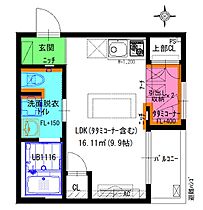 Terre-IV  ｜ 愛知県名古屋市西区枇杷島２丁目（賃貸アパート1K・3階・24.31㎡） その2