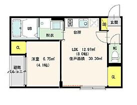 エンジェルケープ  ｜ 愛知県名古屋市中村区藤江町２丁目（賃貸アパート1LDK・2階・30.30㎡） その2